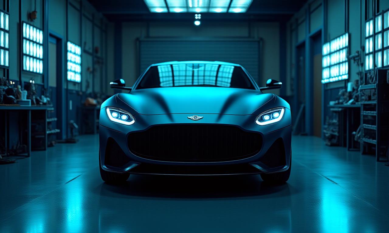 Luxury car detailing background