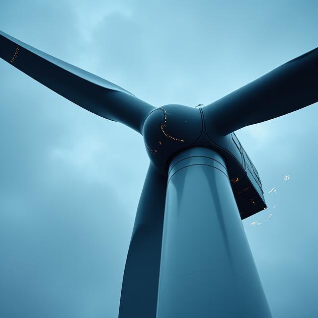 Analytical data overlay on a Canadian wind farm